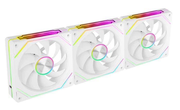 Mars Gaming MF-LINKFINITYKIT2W Kit 3 Ventiladores 120mm ARGB Blanco con Linkfinity Magnético y Control PWM