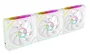 Mars Gaming MF-LINKFINITYKIT2W Kit 3 Ventiladores 120mm ARGB Blanco con Linkfinity Magnético y Control PWM