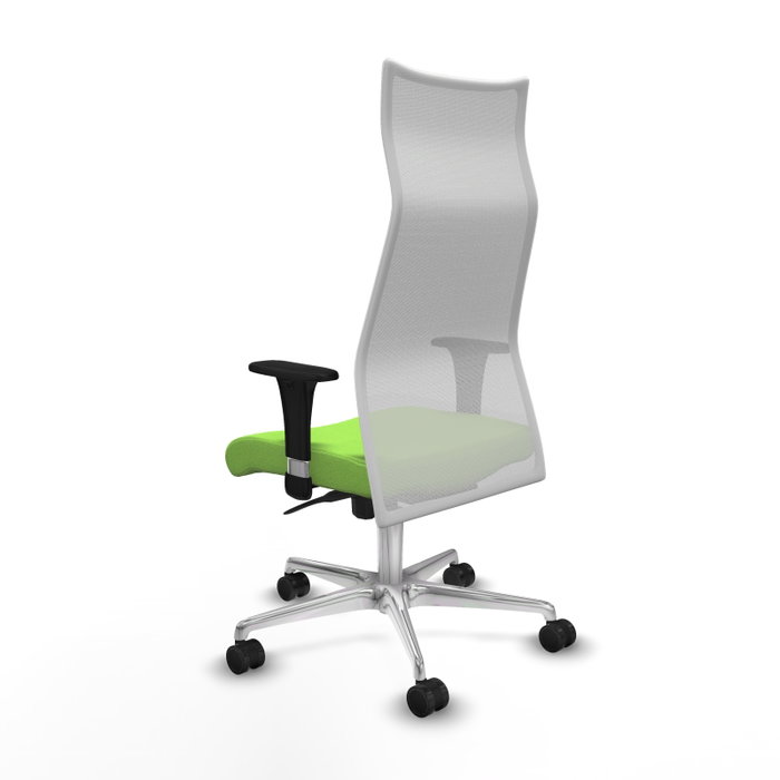 PIQUERAS Y CRESPO Sillón Albacete con mecanismo Sincro, Tela Pistacho y Malla Blanco PIQUERAS Y CRESPO Sillón Albacete con mecanismo Sincro, Tela Pistacho y Malla Blanco
