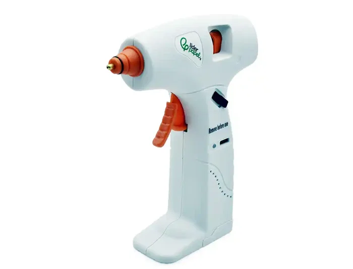 Liderpapel Pistola Silicona Caliente Inalambrica USB-C Recargable Bateria, para Barras de 7mm, Herramienta Bricolaje