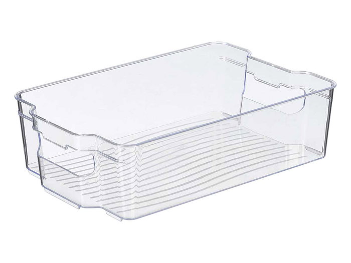 Kinvara Organizador Nevera 31.5 x 21 x 9 cm Plástico Transparente (Set de 12)