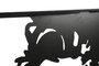 DKD Home Decor Decoración de Pared Metal Negra 40x2x60 Chica