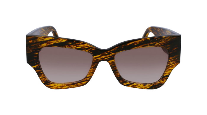 Victoria Beckham VB662S-5218736 Gafas de sol marrón con cristal amarillo