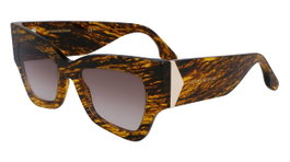 Victoria Beckham VB662S-5218736 Gafas de sol marrón con cristal amarillo