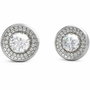 Guess JUBE03396JWRHT-U Pendientes Unique Solitaire Gris