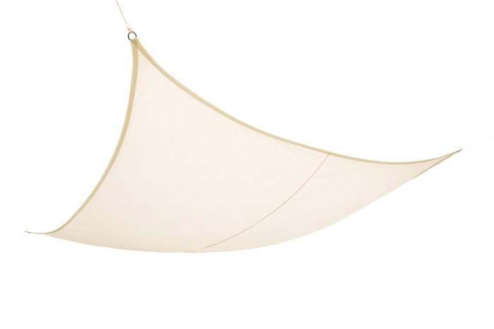 DKD Home Decor Toldo Vela Triangular para Terraza y Jardín, Beige, 300 x 300 x 300 cm DKD Home Decor Toldo Vela Triangular para Terraza y Jardín, Beige, 300 x 300 x 300 cm