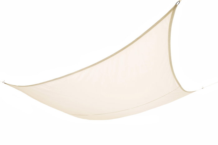 DKD Home Decor Toldo Vela Triangular para Terraza y Jardín, Beige, 300 x 300 x 300 cm DKD Home Decor Toldo Vela Triangular para Terraza y Jardín, Beige, 300 x 300 x 300 cm