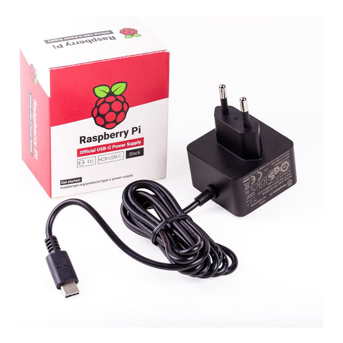 Raspberry Pi Pi 4 Zubehr - Fuente de Alimentación 5V/3A USB-C
