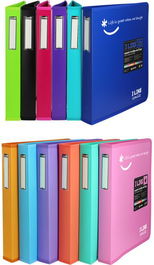 Carpeta De Anillas Grafoplas Like2 Pp A4+ 4 An.Mixtas 25Mm Morado (Set de 2)