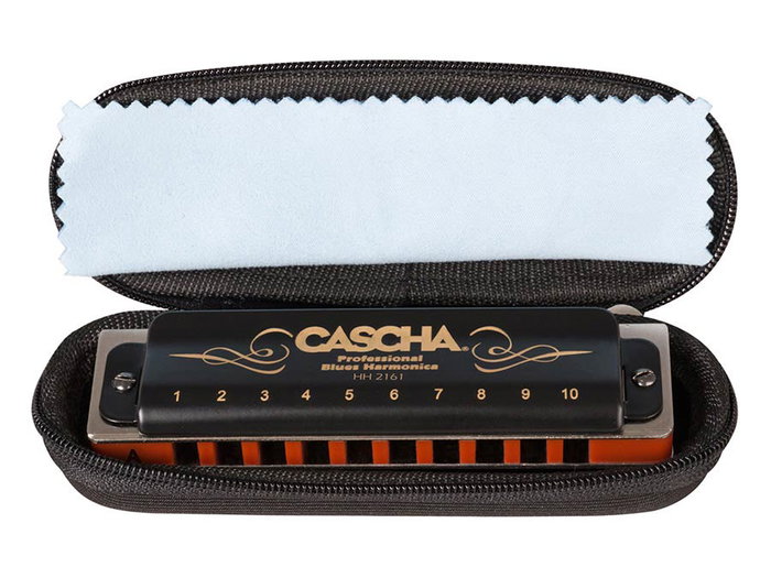 Professional Blues Harmonica In A, Incl. Case And Professional Blues Harmonica In A, Incl. Case And