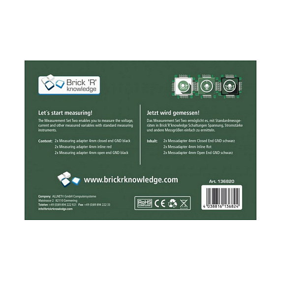 ALLNET 136820 Set de medición Brick’R’knowledge (International)