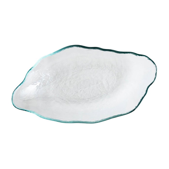 Bidasoa Fuente Oval Organika de Vidrio Transparente 34x18cm