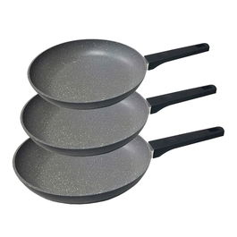 Gourmet Kitchen Professional line Set 3 sartenes antiadherentes ø20/ø24/ø28 cm Inducción Vitrocerámica Gas Eléctrica