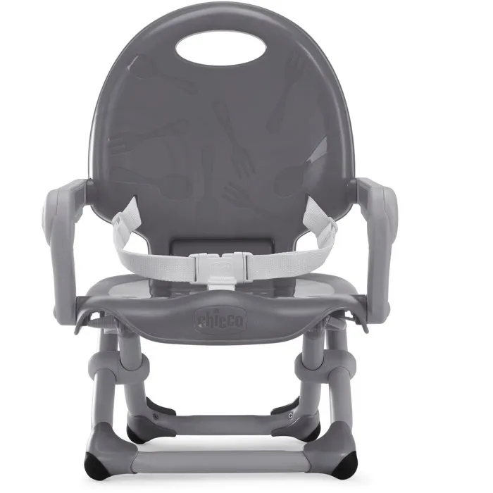 Chicco Asiento Elevador Pocket Snack Booster Seat Compacto Portátil Gris Oscuro