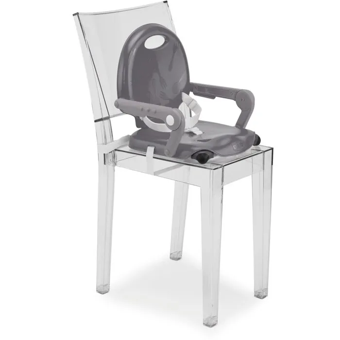 Chicco Asiento Elevador Pocket Snack Booster Seat Compacto Portátil Gris Oscuro