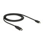 DeLOCK Cable USB 2.0 USB Tipo-C a Micro-USB B 1 m Negro