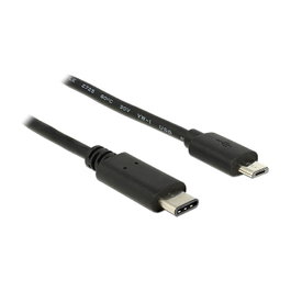DeLOCK Cable USB 2.0 USB Tipo-C a Micro-USB B 1 m Negro