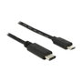 DeLOCK Cable USB 2.0 USB Tipo-C a Micro-USB B 1 m Negro