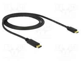 DeLOCK 83602 Cable USB Type-C a Micro-USB B, 1 m, Negro
