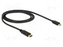 DeLOCK 83602 Cable USB Type-C a Micro-USB B, 1 m, Negro