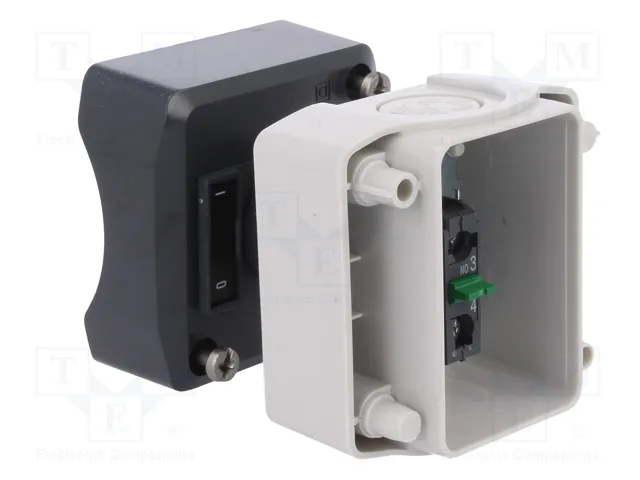 SCHNEIDER ELECTRIC Casete de control Harmony XB5 Negro 22mm
