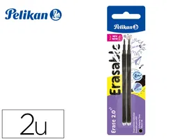 Pelikan Recambio Roller Erase 2.0 Color Negro Blister de 2 Unidades