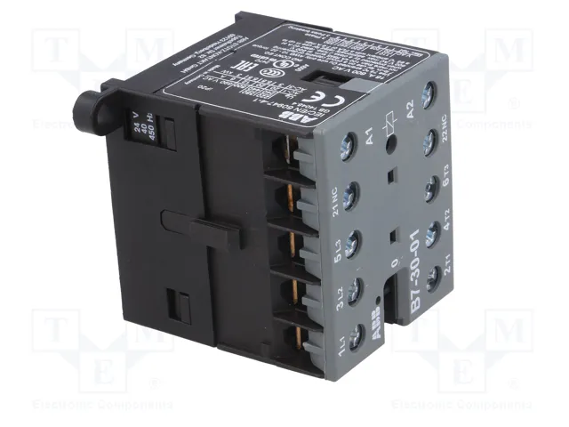 ABB Contactor B7 3-polar 24VAC 12A ABB Contactor B7 3-polar 24VAC 12A