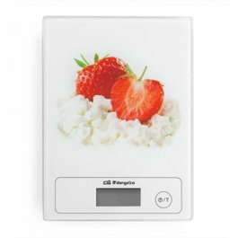 Orbegozo Báscula de Cocina Electrónica PC 1018 Blanca