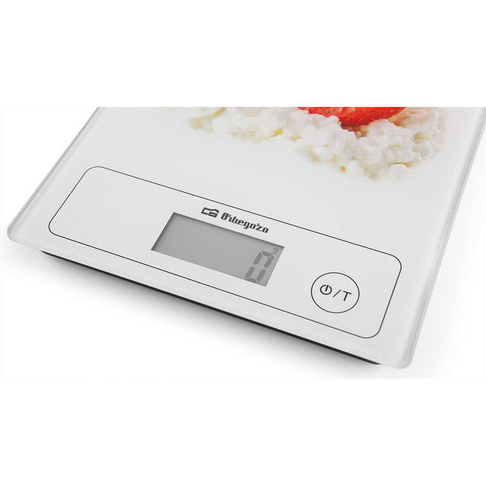 Orbegozo Báscula de Cocina Electrónica PC 1018 Blanca