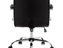 Q-connect Silla Dirección Leo Respaldo Alto Regulable en Altura 1170 + 80 mm Profundidad 700 mm Negro