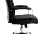 Q-connect Silla Dirección Leo Respaldo Alto Regulable en Altura 1170 + 80 mm Profundidad 700 mm Negro