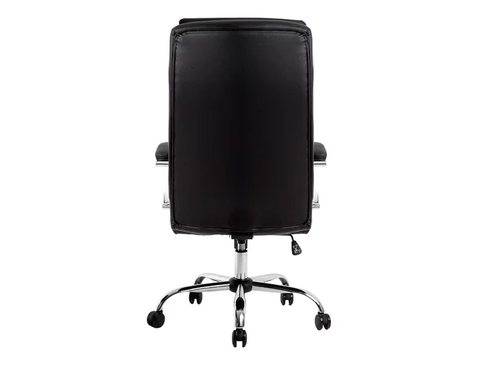 Q-connect Silla Dirección Leo Respaldo Alto Regulable en Altura 1170 + 80 mm Profundidad 700 mm Negro