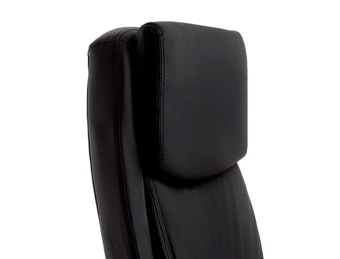 Q-connect Silla Dirección Leo Respaldo Alto Regulable en Altura 1170 + 80 mm Profundidad 700 mm Negro