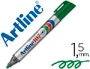 Artline Rotulador Permanente 107 Marcador Verde Punta Redonda Trazo 1,5 mm