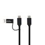MicroConnect Cable USB-C con adaptador USB-A 3.2 Gen 1, 1m