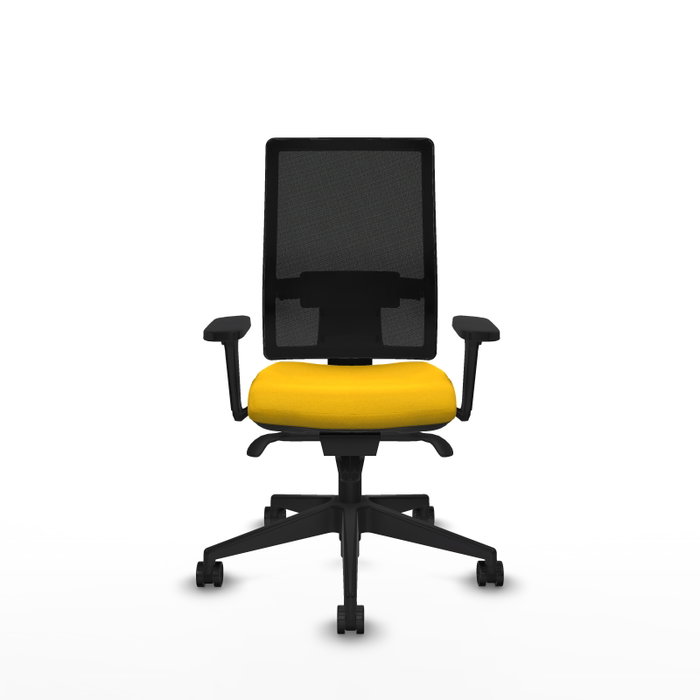PIQUERAS Y CRESPO Silla de oficina Horna Amarillo y Negro PIQUERAS Y CRESPO Silla de oficina Horna Amarillo y Negro