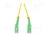 QOLTEC Cable de conexión de fibra óptica SC/APC a SC/APC, 3m