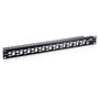 Equip Patchpanel 24 puertos Cat6A Keystone Negro 1U 19 inch