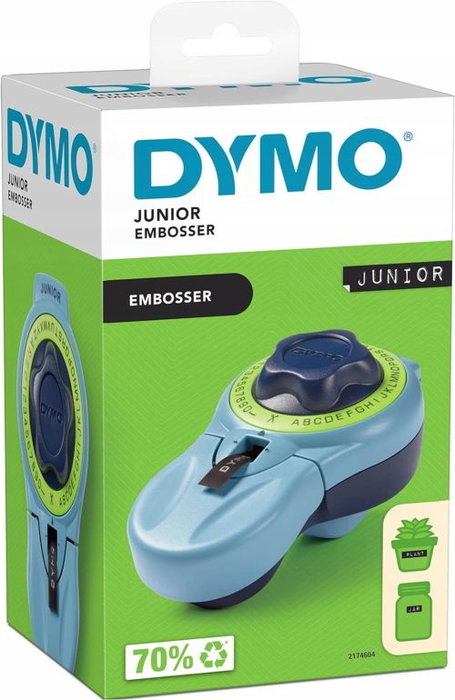 Dymo Rotuladora Manual Junior Azul 9mm