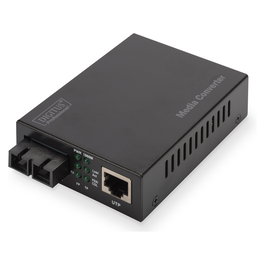 Digitus DN-82120-1 Gigabit Ethernet Media Converter Multimode SC 500m RJ45