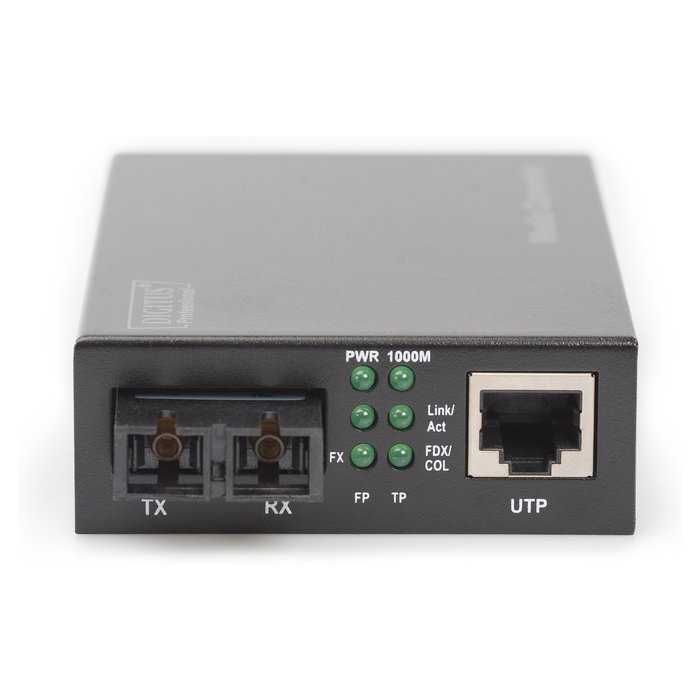 Digitus DN-82120-1 Gigabit Ethernet Media Converter Multimode SC 500m RJ45 Digitus DN-82120-1 Gigabit Ethernet Media Converter Multimode SC 500m RJ45