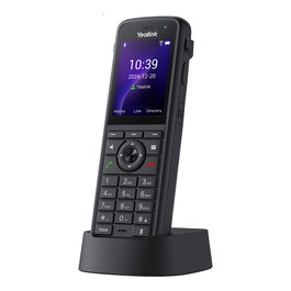 Yealink AX86R - Teléfono Móvil IP Inalámbrico WiFi 6 Negro, Pantalla TFT 2.4", 1000 Entradas, Batería 3100 mAh, Bluetooth 5.0, Resistente IP67, 4 Cuentas VoIP, Compatible Audífonos