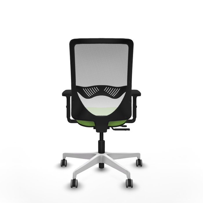 PIQUERAS Y CRESPO Silla de oficina Zulema con mecanismo Sincro/Traslack, color Pistacho y Blanco PIQUERAS Y CRESPO Silla de oficina Zulema con mecanismo Sincro/Traslack, color Pistacho y Blanco
