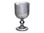 Vivalto Copa Gris Rayas Vidrio 260 ml (Set de 24)
