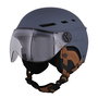 TNB URBAN MOOV Casco protector con visera y orejeras desmontables - Talla M - Azul marino