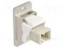 DeLOCK 67168 Módulo keystone Panel Mount LWL SC Simplex Hembra a Hembra