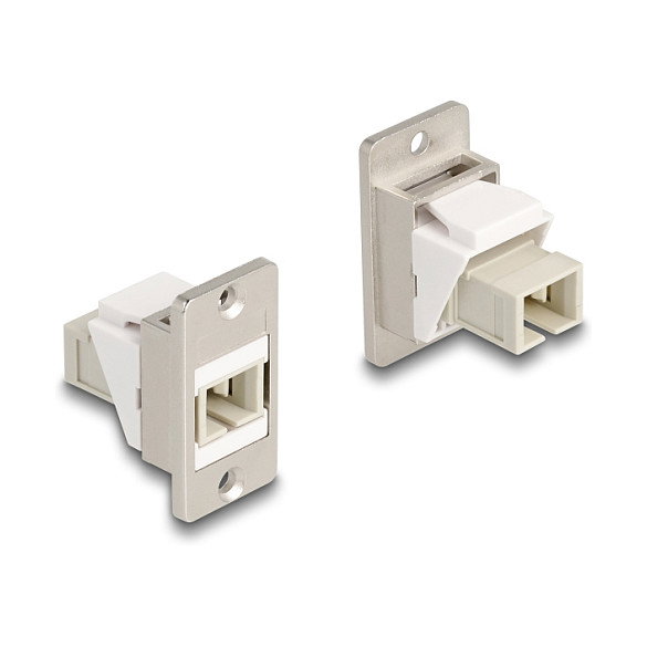 DeLOCK 67168 Módulo keystone SC Simplex hembra a hembra con montaje en panel cónico DeLOCK 67168 Módulo keystone SC Simplex hembra a hembra con montaje en panel cónico