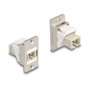 DeLOCK 67168 Módulo keystone SC Simplex hembra a hembra con montaje en panel cónico
