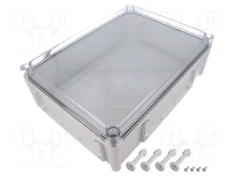 FIBOX EKPE130T Carcasa de pared de policarbonato gris