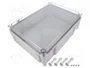FIBOX EKPE130T Carcasa de pared de policarbonato gris